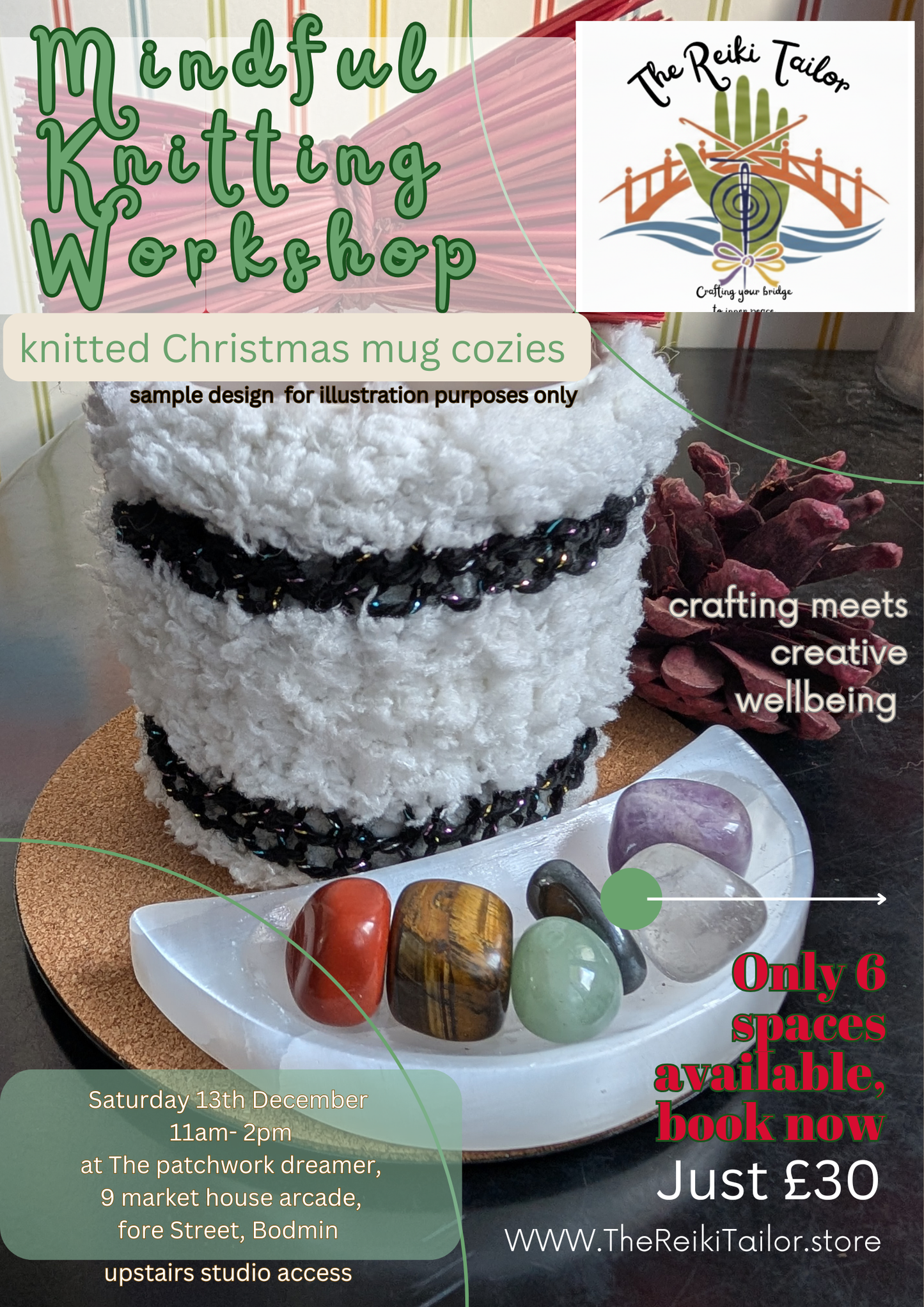 Upcoming workshop Saturday 13th December